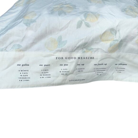 kate spade new york NEW yellow lemons print apron with measurements on inside - Picture 3 of 5